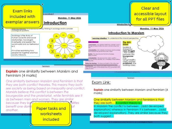 GCSE Sociology AQA SOW (Intro to Sociology)