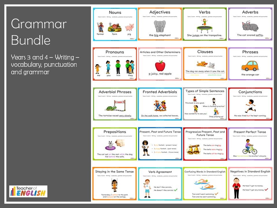 Grammar Bundle - Years 3 and 4