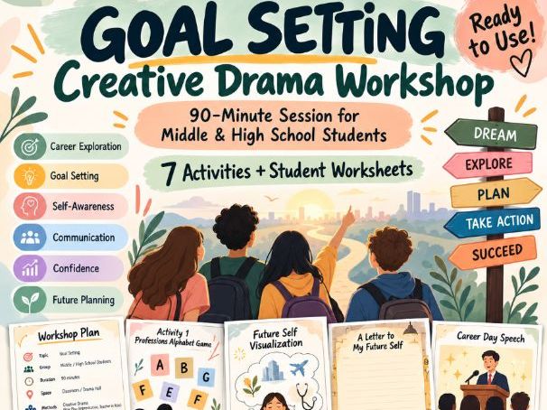 Goal Setting Creative Drama Workshop | Career Exploration & SEL Activities for Teens