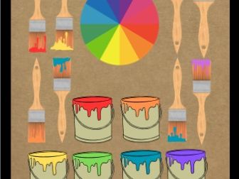 Colour Mixing Classroom Display