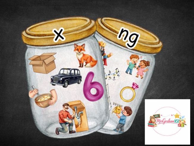 Phase 3 Phonics Jars