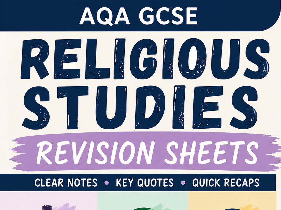 GCSE AQA RE THEME A,B,D,E (Complete Unit)