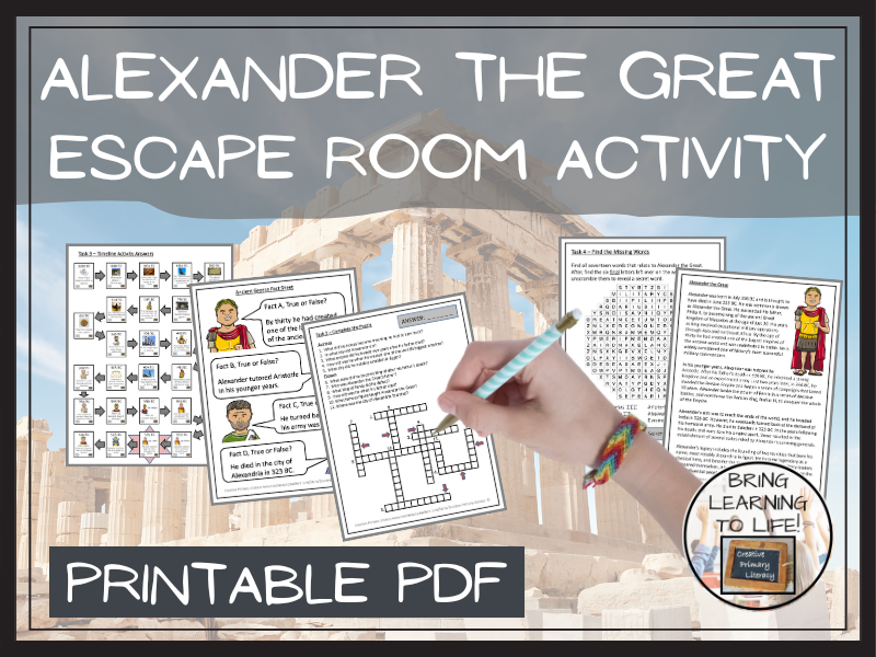 Alexander the Great Escape Room Activity