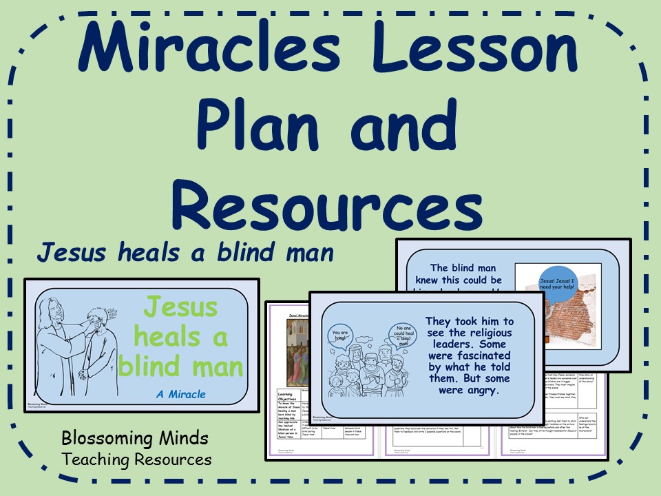 KS2 RE Lesson Plan and Resources - Jesus's Miracles - Jesus heals a ...