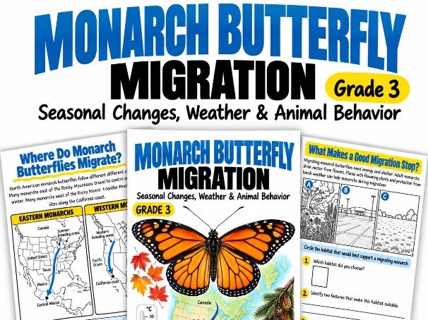 Monarch Butterfly Migration - Elementary Science