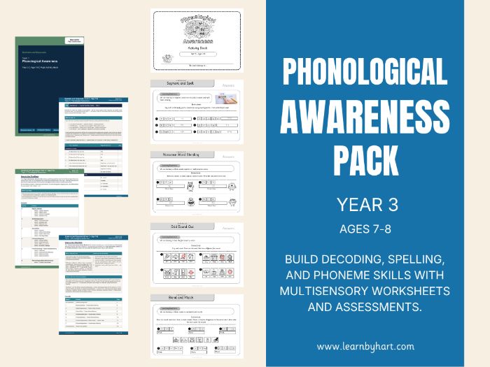 Phonological Intervention | Year 3 (Ages 7–8) | Teacher + Pupil Pack