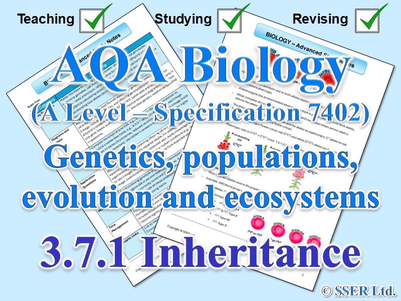 BIOA_AQA Topic Notes: 3.7.1 Inheritance
