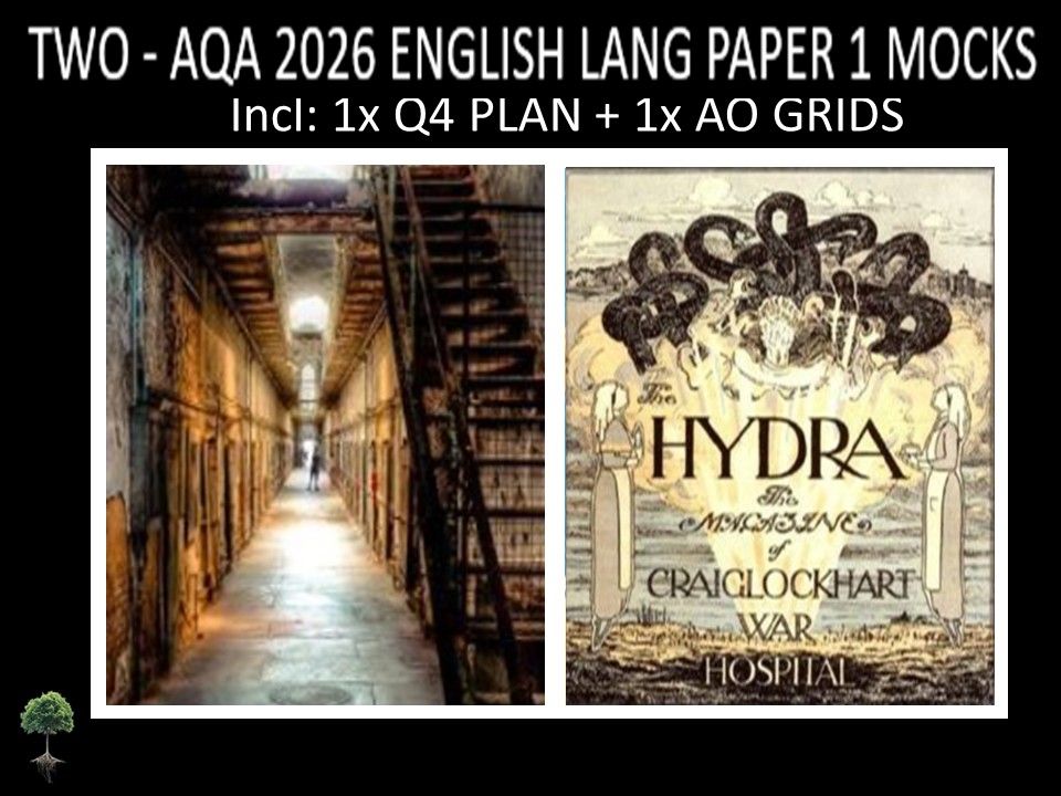 TWO - AQA PAPER 1 | 2026 FULL MOCKS | Q4 PLAN | AO GRIDS