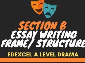 Edexcel A Level Drama Section B Essay Structure/ Writing Frame