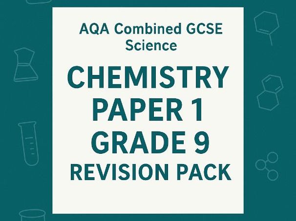 Chemistry Paper 1 Grade 9 Revision Pack