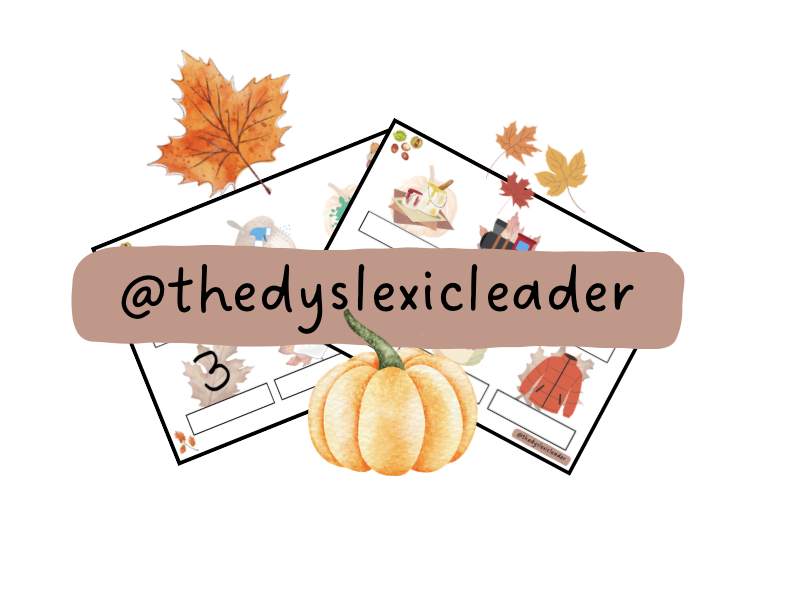 Autumn Themed  Word Writing Sheets - Phase 3+