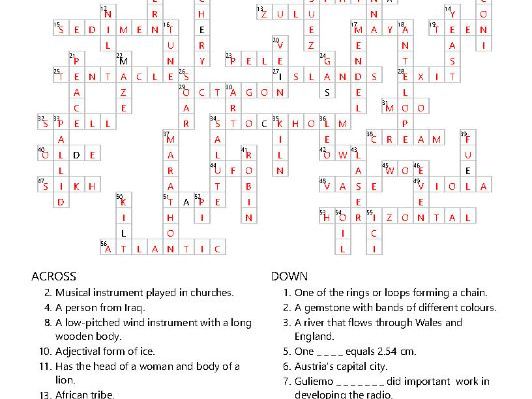 General Knowledge puzzle 2