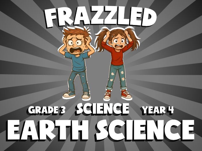 Earth Science FRAZZLED Science Game | No-Prep Year 4 Review Activity