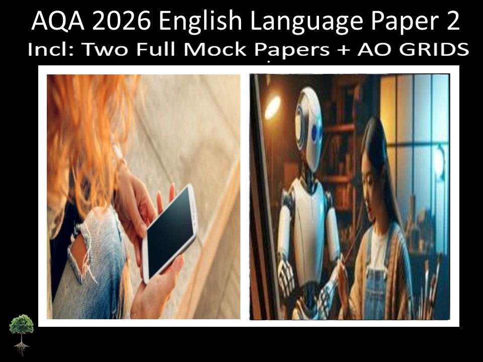 Two  AQA 2026 English Language Paper 2 Mocks | AO GRIDS