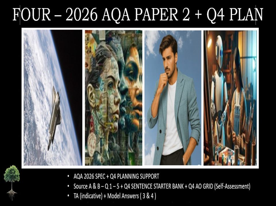 FOUR - AQA PAPER 2 | 2026 FULL MOCKS | Q4 PLAN