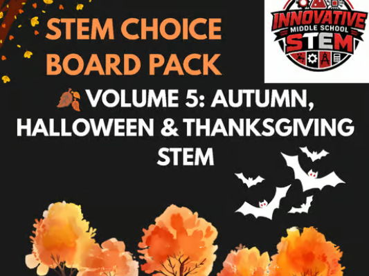 Autumn STEM Choice Board Pack