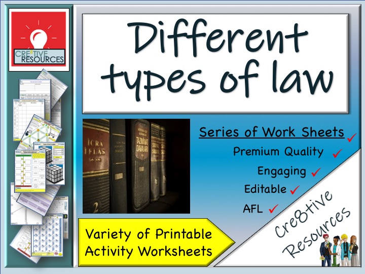 Types Of Law Teaching Resources