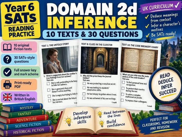 Year 6 SATS Reading Practice 2d Inference