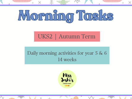 UKS2 Autumn Term Daily Morning Slides