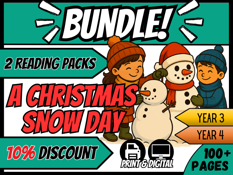 A Christmas Snow Day | Reading Comprehension | Year 3/4