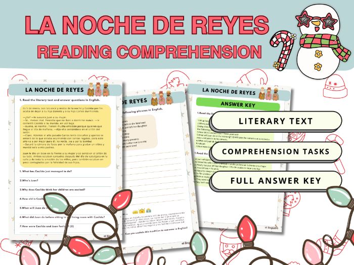 GCSE Spanish Christmas Reading: La Noche de Reyes