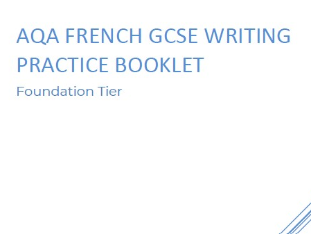 AQA GCSE French F Writing Practice Booklet