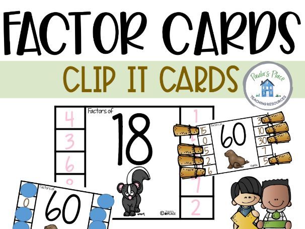 Factor Clip It Cards