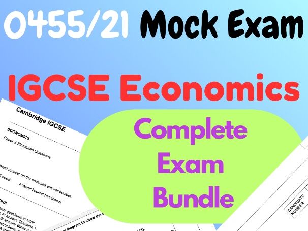 IGCSE Economics 0455 Paper 2 Mock Exam – Question Paper (Editable Word)