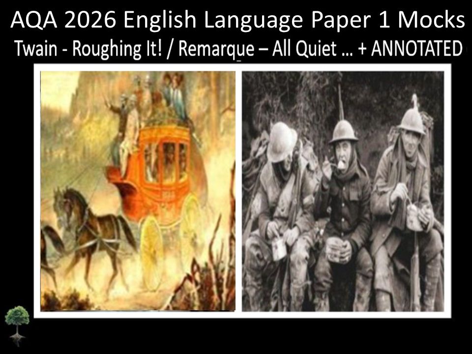 Two AQA 2026 English Language Paper 1 Mocks | ANNOTATED