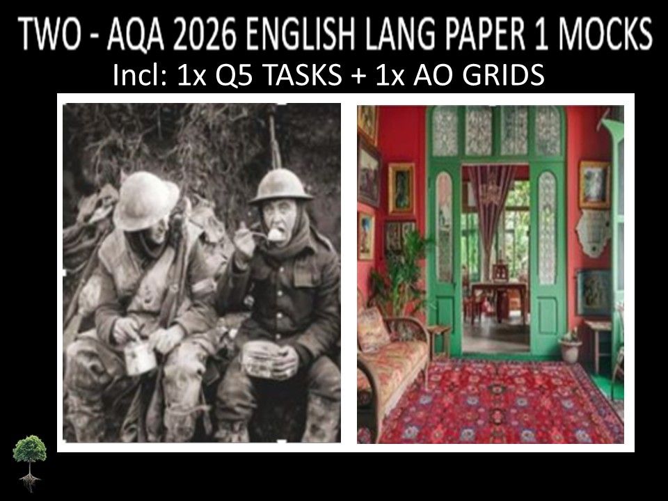 TWO - AQA PAPER 1 | 2026 FULL MOCKS | Q5 TASKS | AO GRIDS