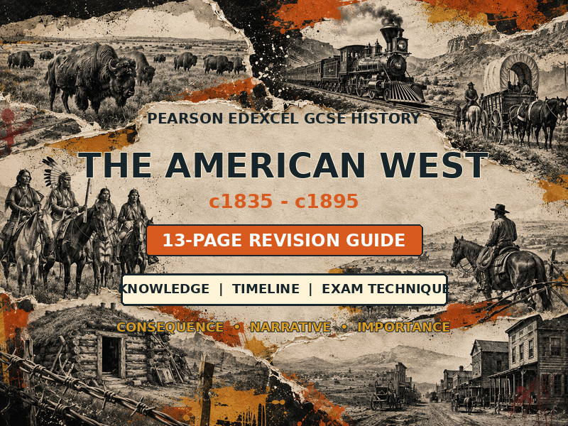 Edexcel GCSE History: The American West c1835–c1895 | Complete Revision Guide