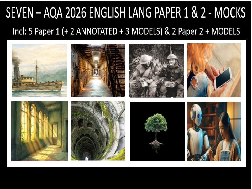 SEVEN - AQA PAPER 1 & 2  | 2026 FULL MOCKS | ANNOTATED | MODELS