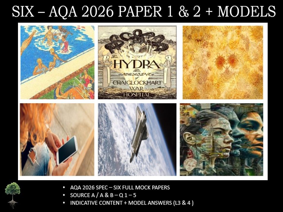 SIX - AQA PAPER 1 & 2 | 2026 FULL MOCKS | MODELS