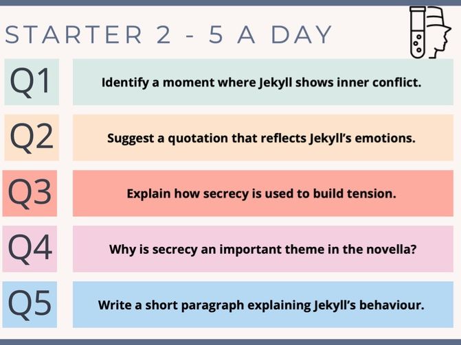 Jekyll & Hyde - 100 x '5 a day' Starters