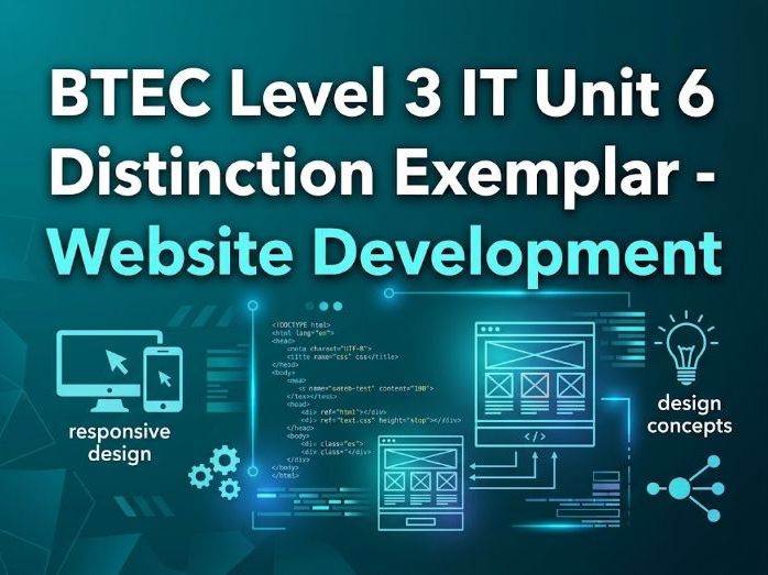 BTEC Level 3 IT Unit 6 Distinction Exemplar