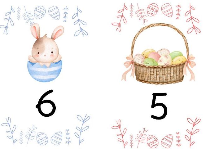 Easter - Number Hunt 0-10