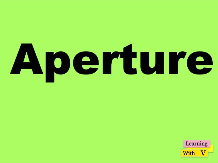 Aprture and Depth of Field Photography Lesson