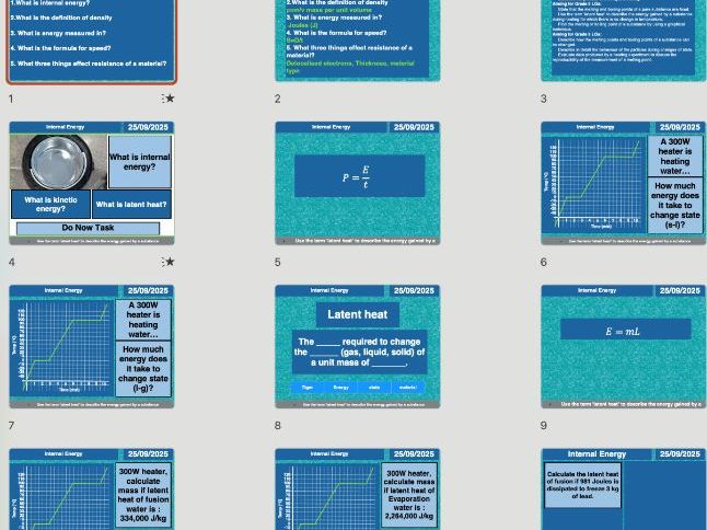 AQA GCSE Physics P6 P6.4 - Internal energy | + Free AI Long-Answer Marking