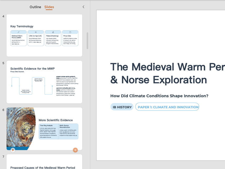 IB DP History Climate and Innovation Norse Exploration - How did climate conditions shape innovation