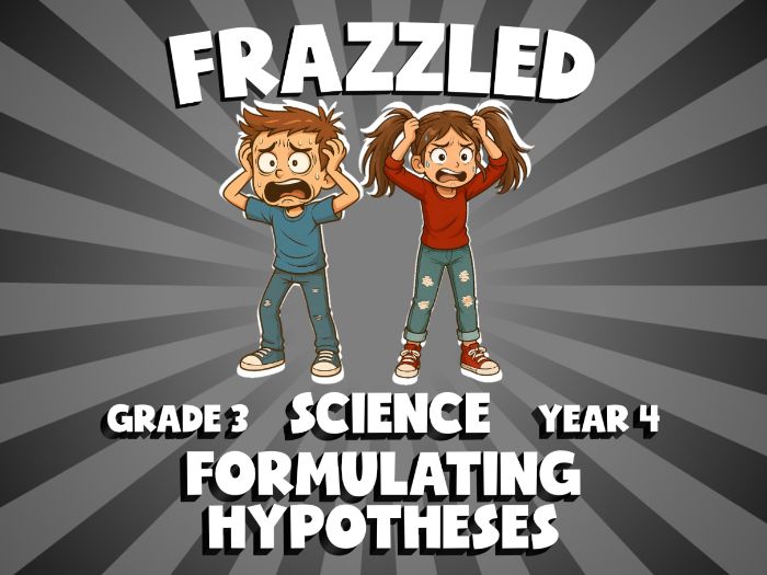 Formulating Hypotheses FRAZZLED Science Game | No-Prep Year 4 Review Activity