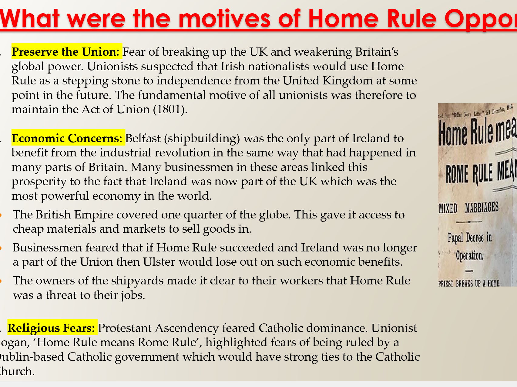 CCEA A2 History BUNDLE:  Home Rule Crisis - Partition of Ireland