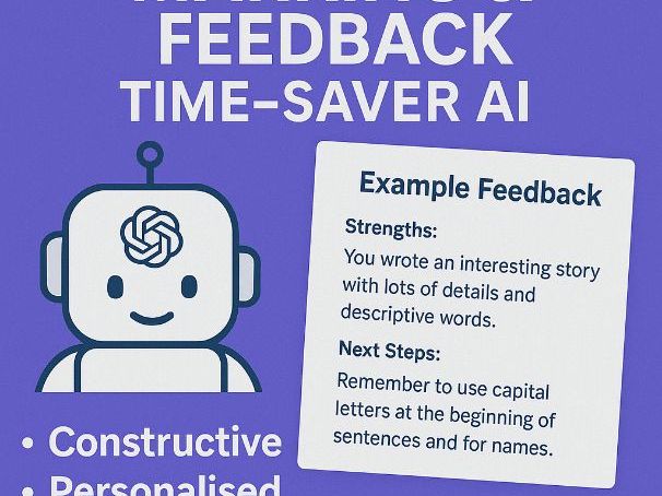 Feedback in Seconds: AI Prompts for Marking Primary Work