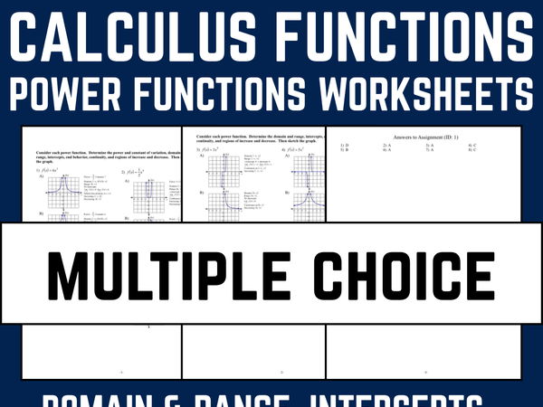 Power Functions Mastery Worksheet: Explore Exponents, Graphs, and Transformations