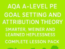 AQA A-Level PE | Goal Setting and Attribution Theory | SMARTER, Weiner and Learned Helplessness