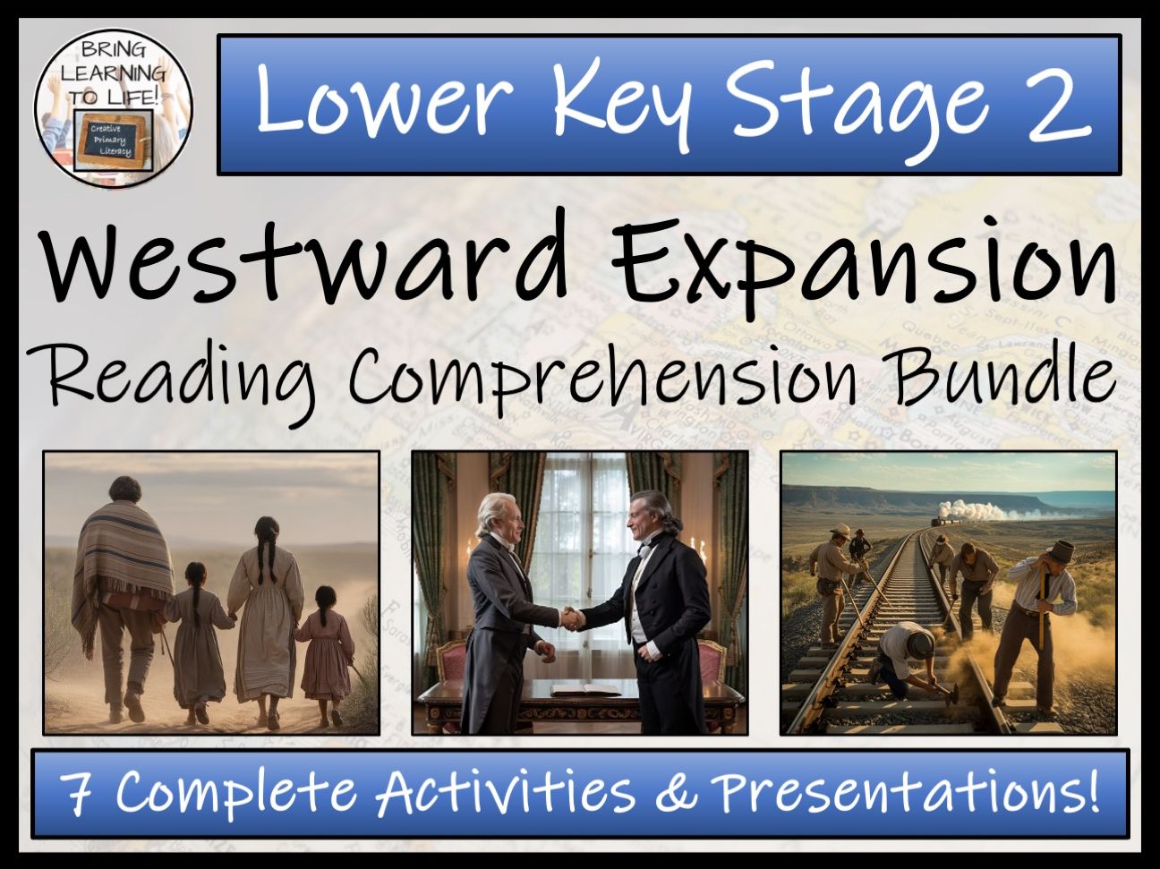 Westward Expansion Reading Comprehension Bundle | Year 3 or Year 4