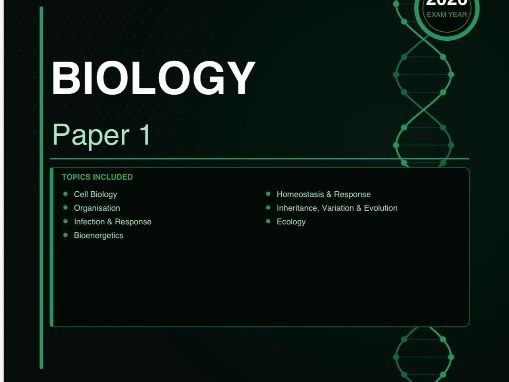 Predicted Biology GCSE paper 1 2026