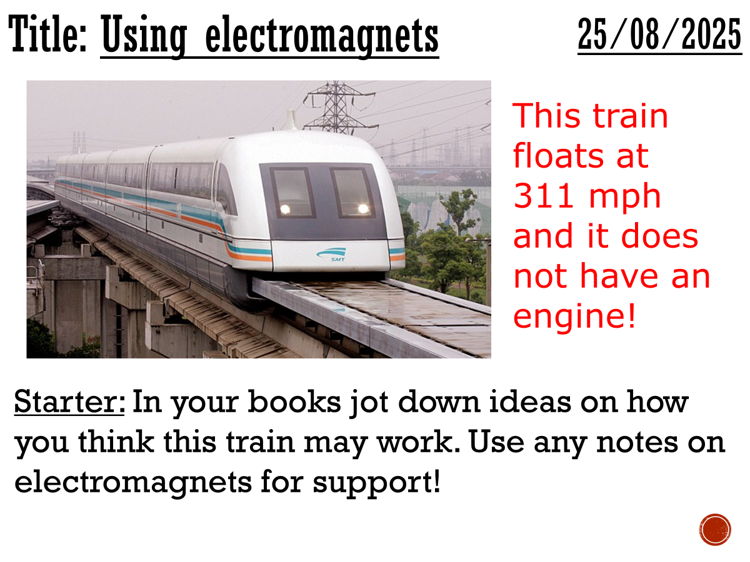 Uses of electromagnets - complete lesson (KS3)