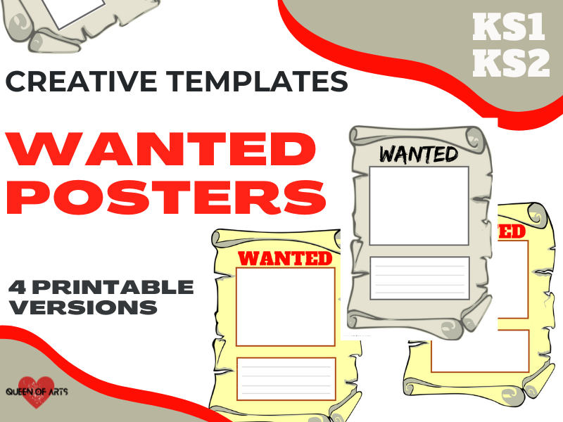 Printable Wanted Posters Teaching Resources