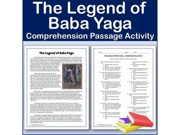 The Legend of Baba Yaga - Folklore Reading Comp Passage & Activity | Editable