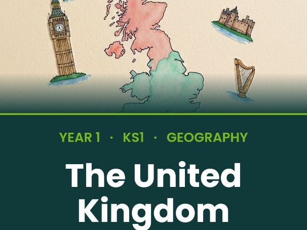 UK Countries and Capitals | Year 1 Geography | England Scotland Wales NI